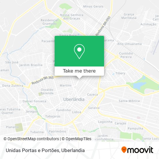 Unidas Portas e Portões map