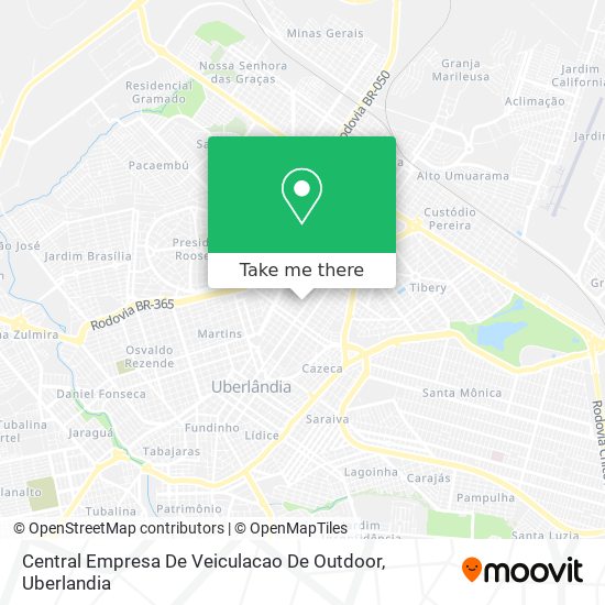 Central Empresa De Veiculacao De Outdoor map