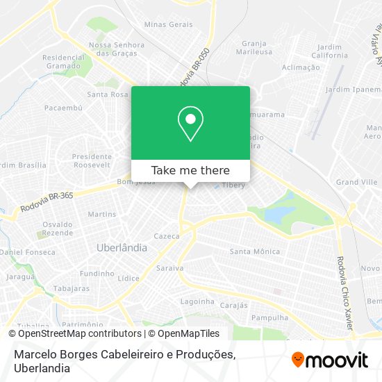 Mapa Marcelo Borges Cabeleireiro e Produções