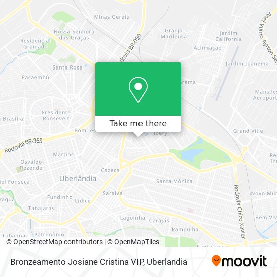 Bronzeamento Josiane Cristina VIP map