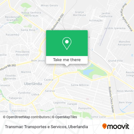 Transmac Transportes e Servicos map