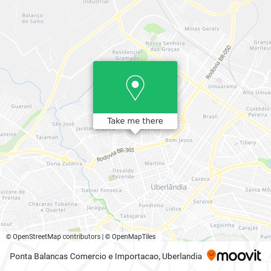 Ponta Balancas Comercio e Importacao map