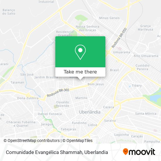 Comunidade Evangélica Shammah map