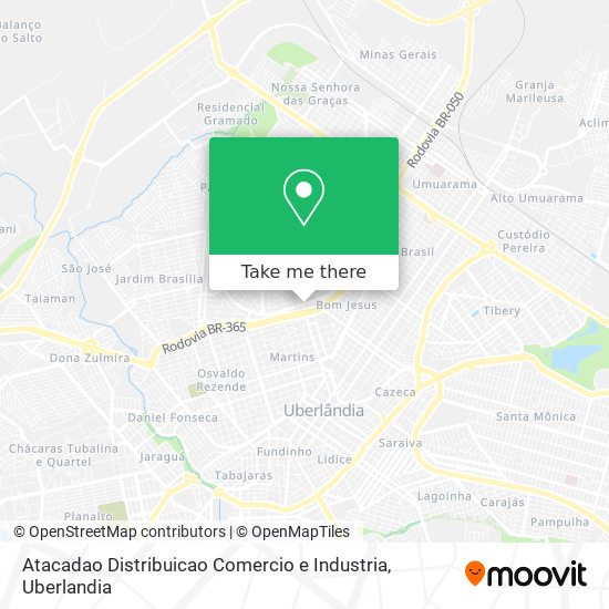Atacadao Distribuicao Comercio e Industria map