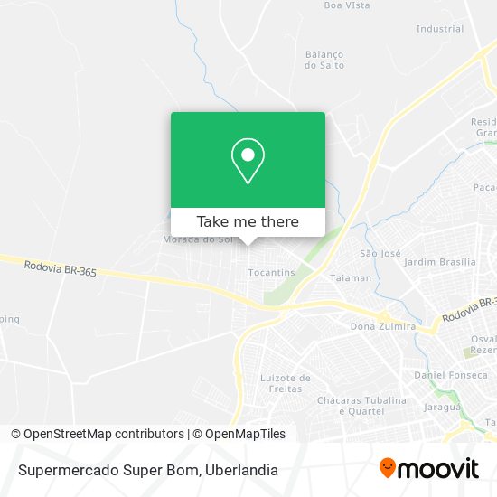 Supermercado Super Bom map