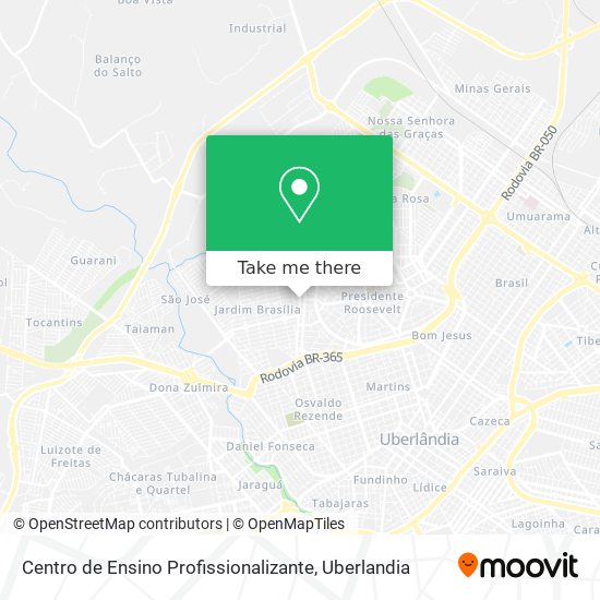 Centro de Ensino Profissionalizante map