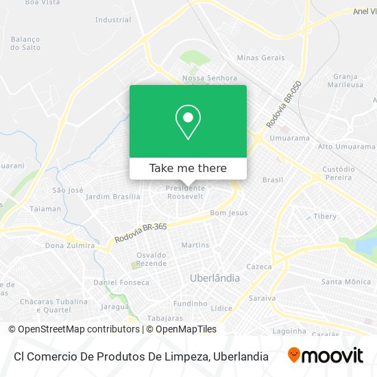 Cl Comercio De Produtos De Limpeza map