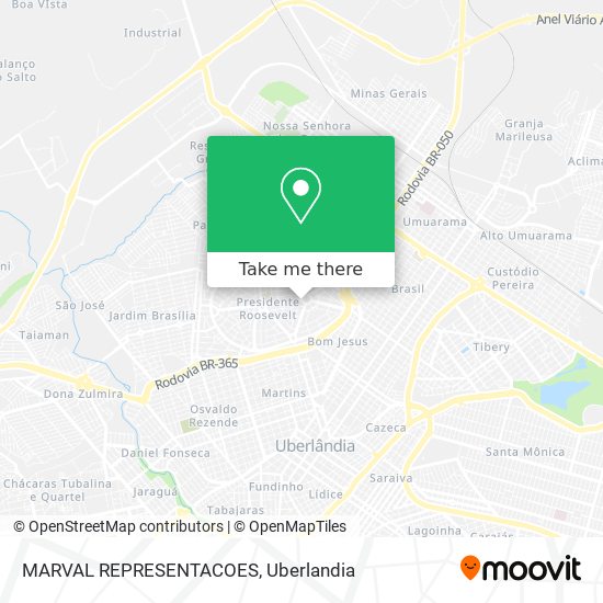MARVAL REPRESENTACOES map