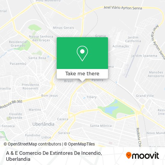 A & E Comercio De Extintores De Incendio map