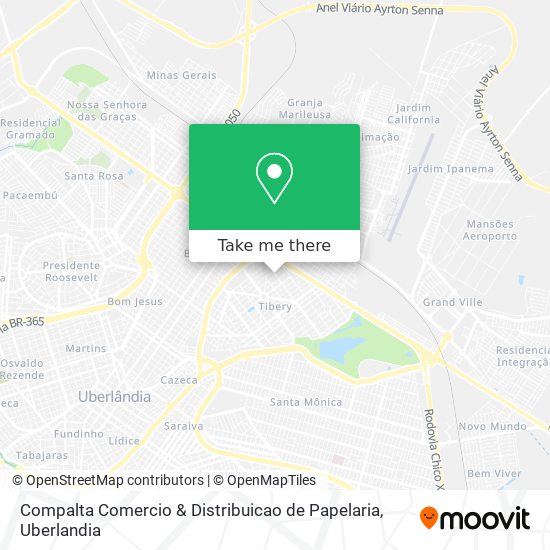 Compalta Comercio & Distribuicao de Papelaria map