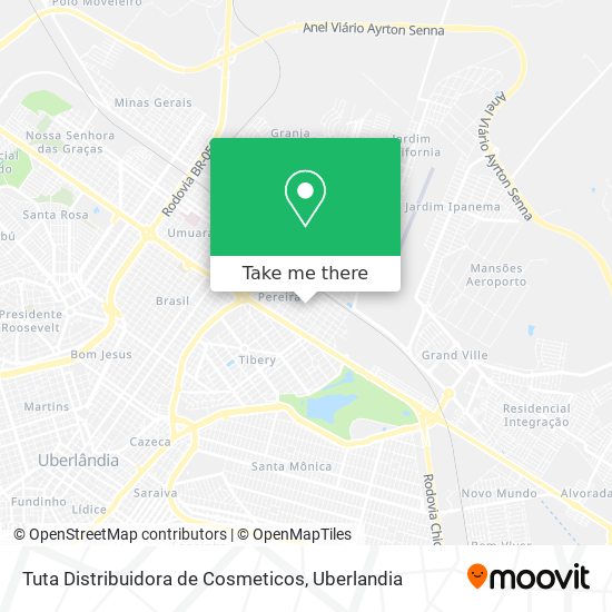 Tuta Distribuidora de Cosmeticos map