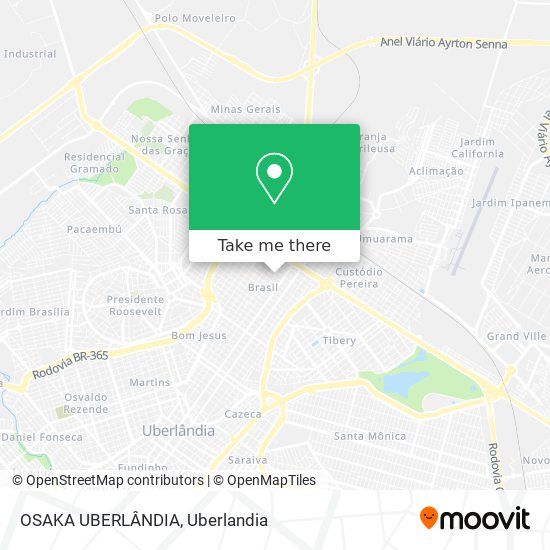 Mapa OSAKA UBERLÂNDIA