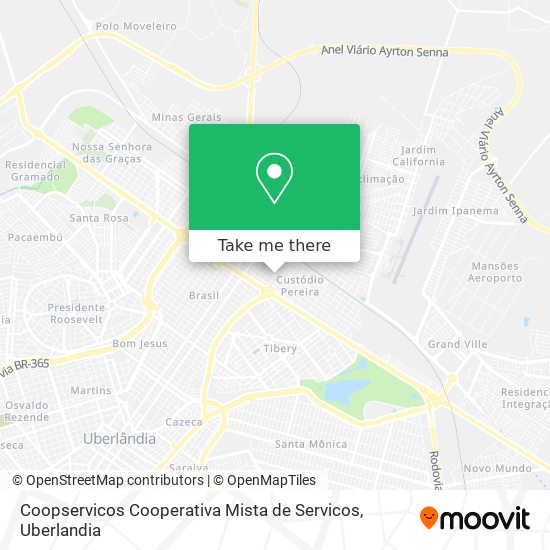 Coopservicos Cooperativa Mista de Servicos map