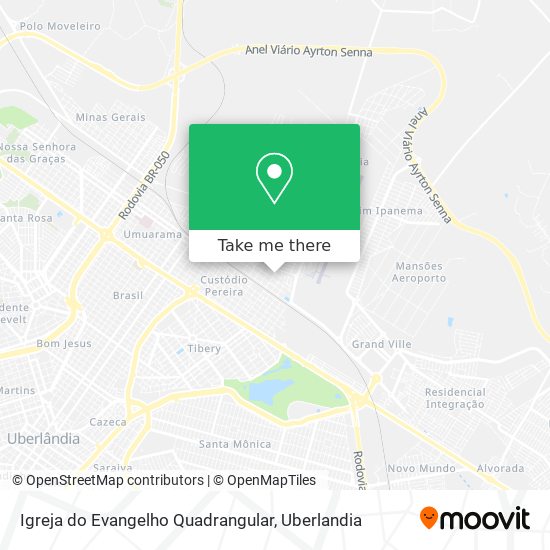 Mapa Igreja do Evangelho Quadrangular