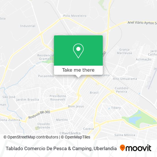 Tablado Comercio De Pesca & Camping map