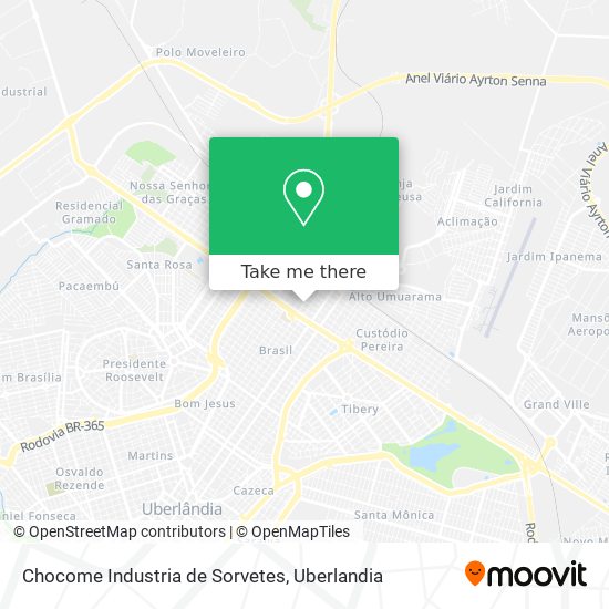 Chocome Industria de Sorvetes map