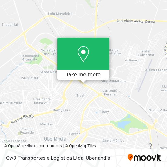 Cw3 Transportes e Logistica Ltda map