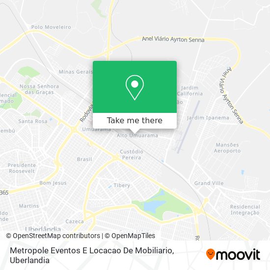 Metropole Eventos E Locacao De Mobiliario map