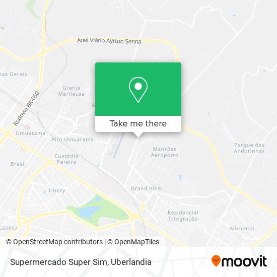 Supermercado Super Sim map