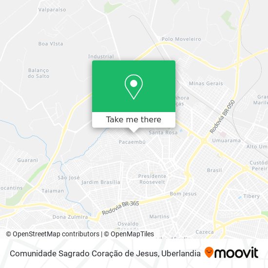 Comunidade Sagrado Coração de Jesus map