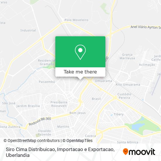 Siro Cima Distribuicao, Importacao e Exportacao map