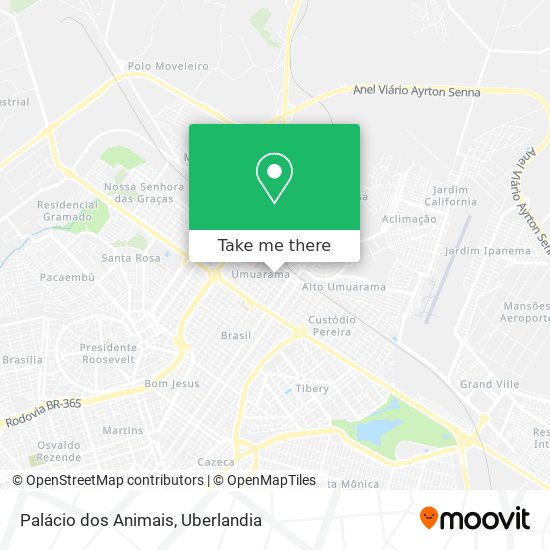 Mapa Palácio dos Animais