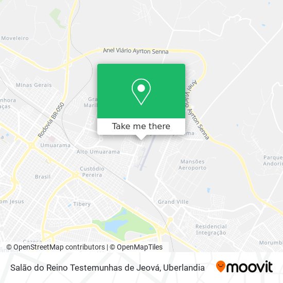 Salão do Reino Testemunhas de Jeová map
