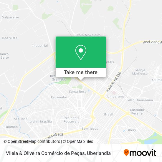 Vilela & Oliveira Comércio de Peças map