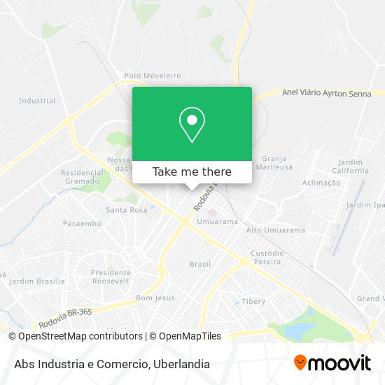Abs Industria e Comercio map