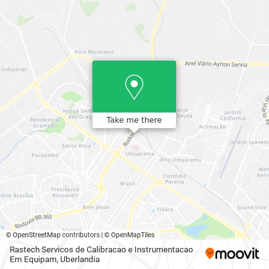 Rastech Servicos de Calibracao e Instrumentacao Em Equipam map