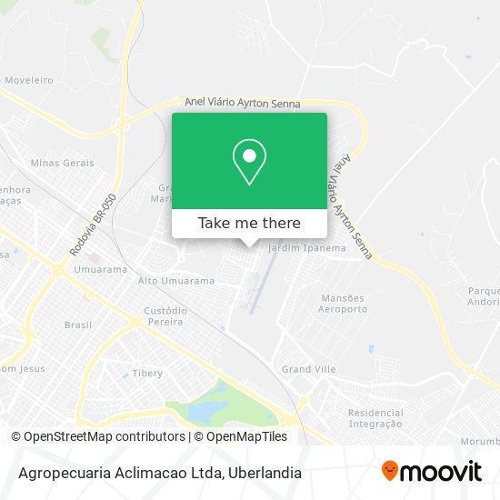 Agropecuaria Aclimacao Ltda map