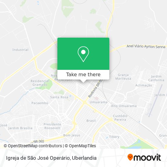 Igreja de São José Operário map