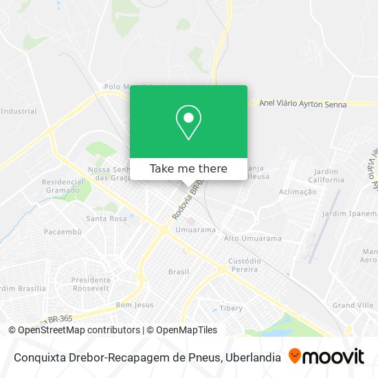 Conquixta Drebor-Recapagem de Pneus map