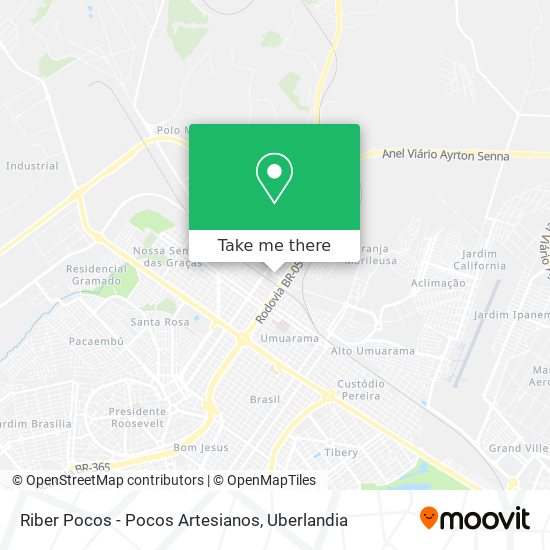 Riber Pocos - Pocos Artesianos map