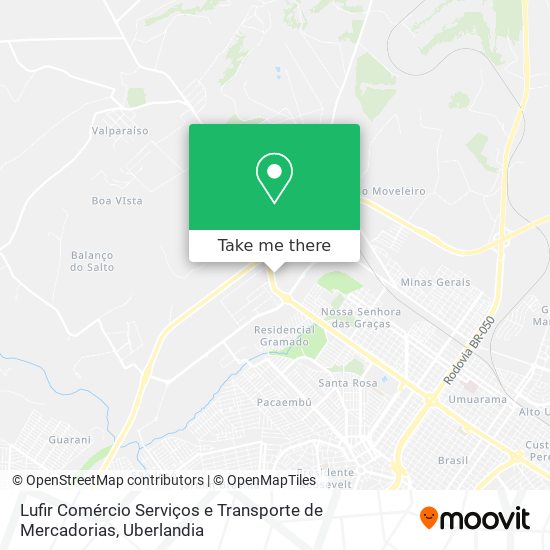 Lufir Comércio Serviços e Transporte de Mercadorias map