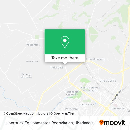 Hipertruck Equipamentos Rodoviarios map