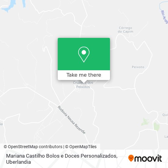 Mapa Mariana Castilho Bolos e Doces Personalizados