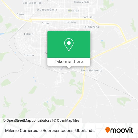Milenio Comercio e Representacoes map