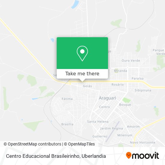 Mapa Centro Educacional Brasileirinho
