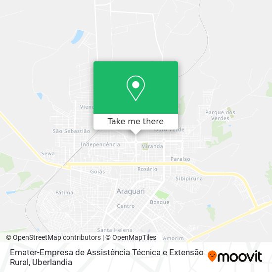 Emater-Empresa de Assistência Técnica e Extensão Rural map
