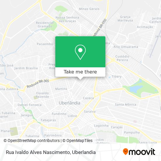 Mapa Rua Ivaldo Alves Nascimento