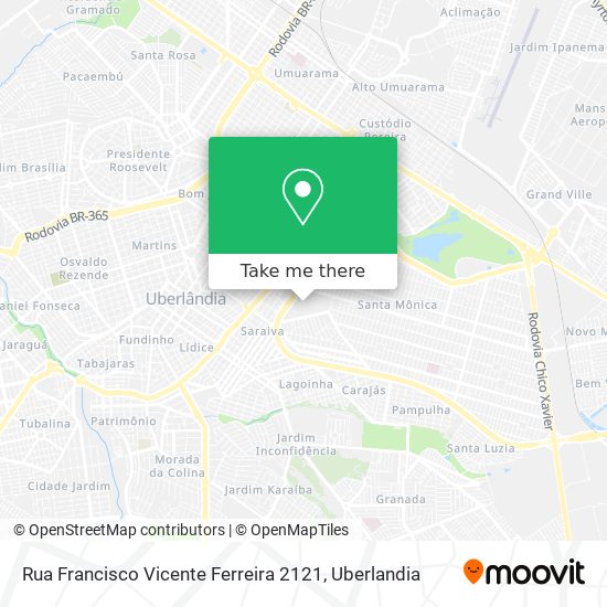 Rua Francisco Vicente Ferreira 2121 map