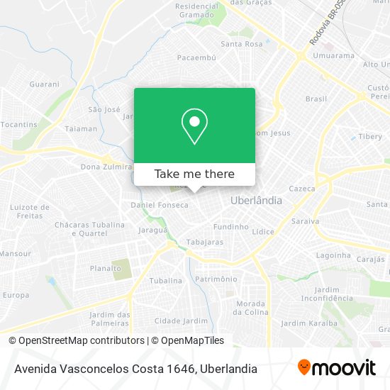 Mapa Avenida Vasconcelos Costa 1646