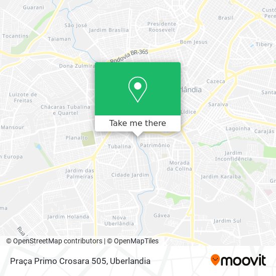 Mapa Praça Primo Crosara 505