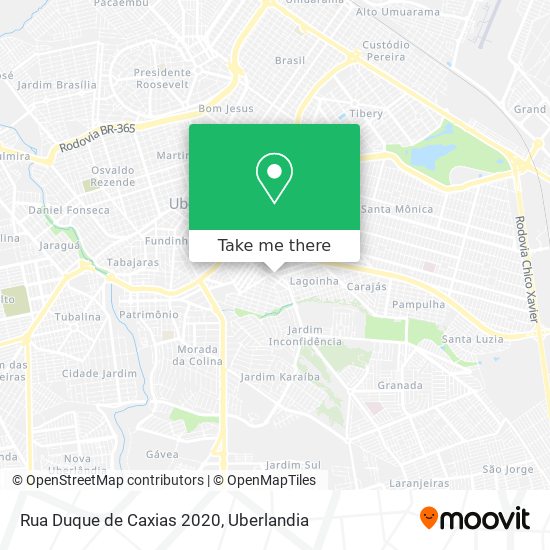 Rua Duque de Caxias 2020 map