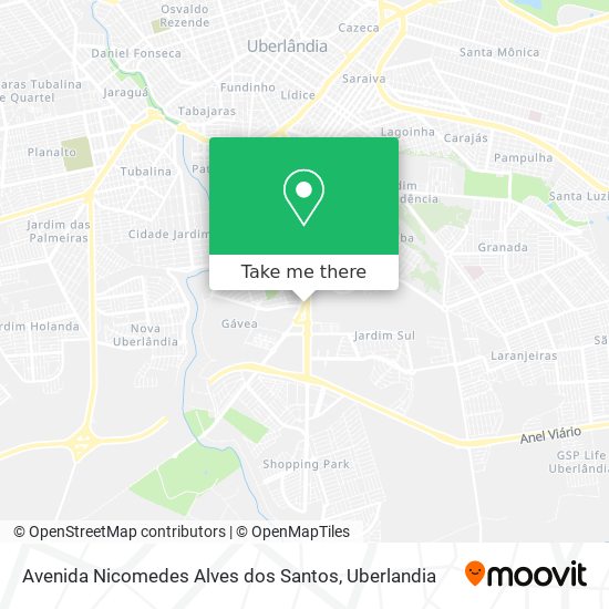 Avenida Nicomedes Alves dos Santos map