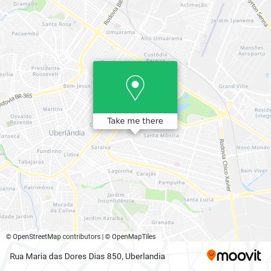 Mapa Rua Maria das Dores Dias 850