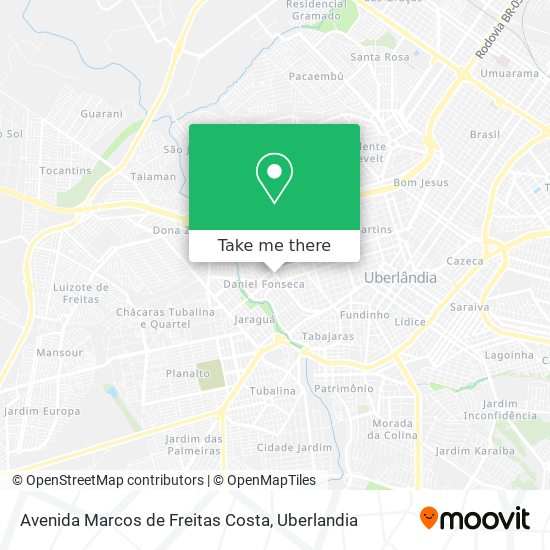 Avenida Marcos de Freitas Costa map