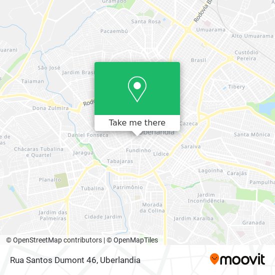 Rua Santos Dumont 46 map