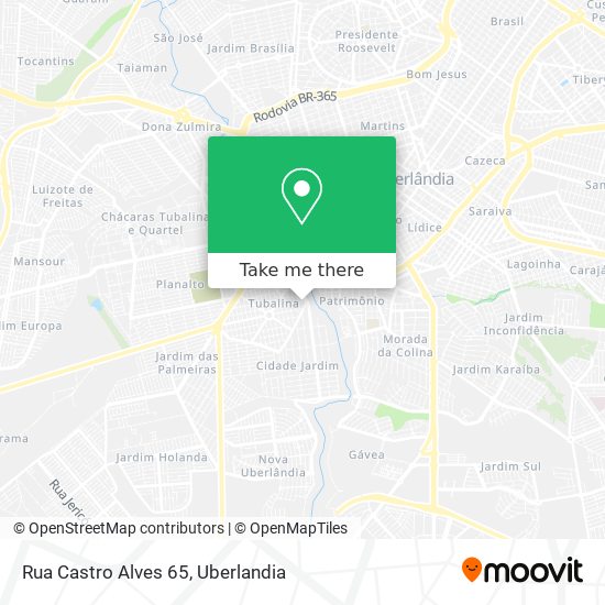 Rua Castro Alves 65 map